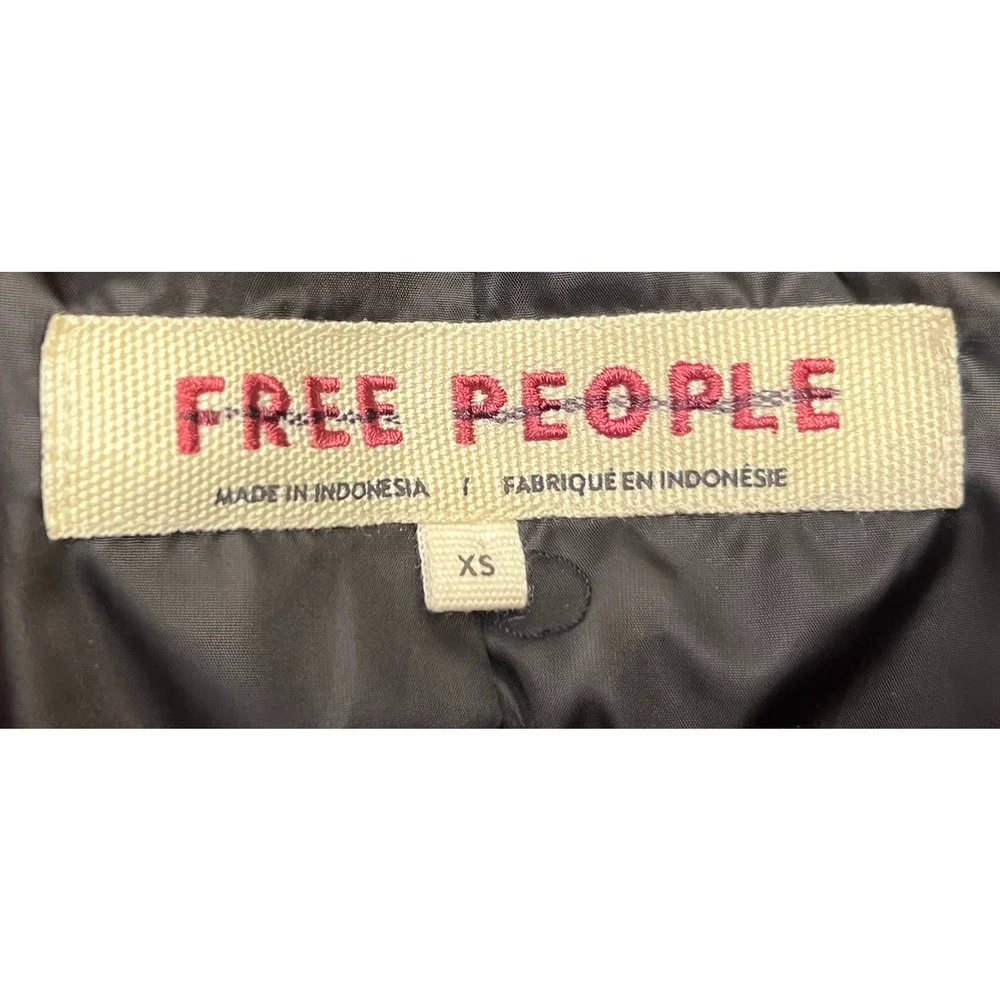 NEW FREE PEOPLE FLORA PAISLEY PUFFER VEST JACKET COAT SZ XS - Picture 4 of 12